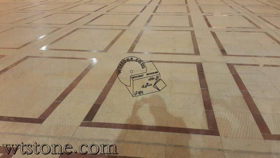 نمونه کار سنگ مرمریت گندمک تیشه ای شیراز
